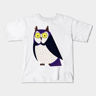 Vintage Owl Kids T-Shirt